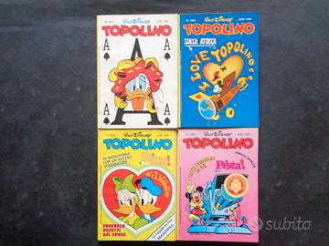 TOPOLINO n. 1563-1564-1576-1580-4 pezzi[A]