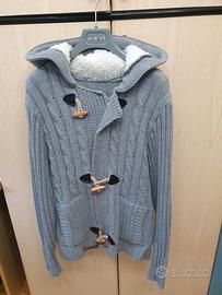 Cardigan con cappuccio
