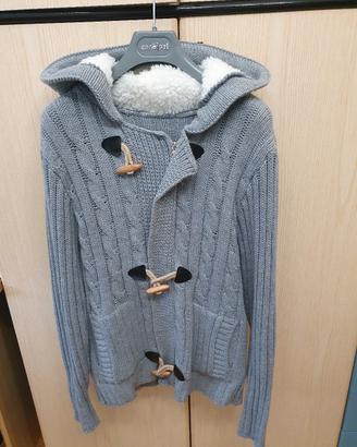 Cardigan con cappuccio