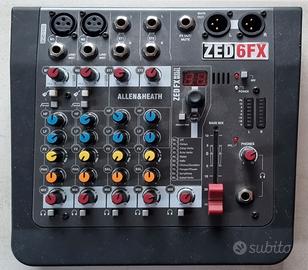 mixer analogico allen&heath zed6fx