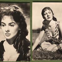 2 fotografie dell' attrice  Eleonora Rossi Drago