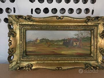 Dipinto su Tavola Paesaggio 34x20