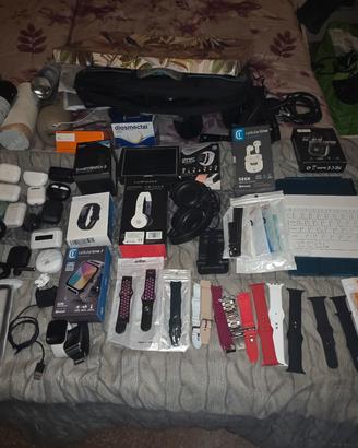 smartwatch e materiale per smartwatch e smartphon 