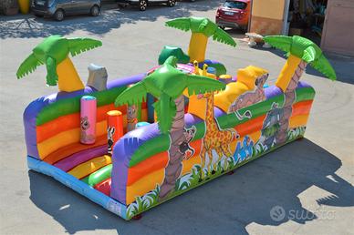 Labirinto Gonfiabile con Ostacoli per Parchi Gioco