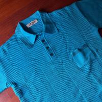 Polo J. Hunter Light Blue Texture Uomo