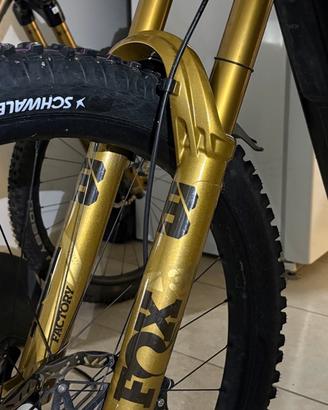 Fox 38 grip x2 gold limited edition