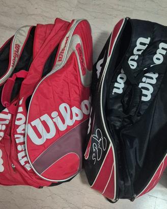 racchette da tennis con zaini