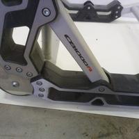 Honda CB1000R Cavalletto alzamoto posteriore rosso