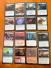 Lotto 16 carte rare Magic The Gathering.