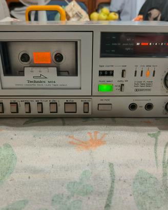 lettore cassette thechnics m-04 funzionante 