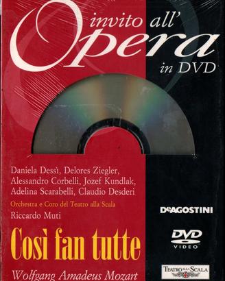 DVD W. A. Mozart - Così fan tutte, nuovo sigillato