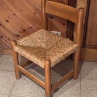 Sedie di legno impagliate (n.4)