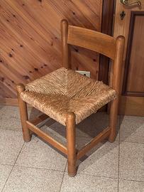 Sedie di legno impagliate (n.4)