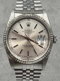 Rolex Datejust 36MM Ref. 16234 Argente Dial