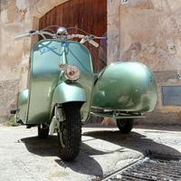 vespa faro basso sidecar