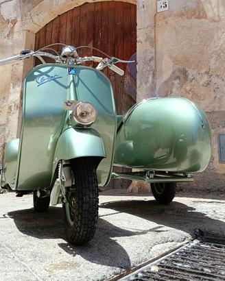 vespa faro basso sidecar