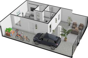 Villetta con vista panoramica