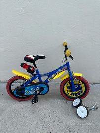 Bici con rotelle per bambino 16” Sonic