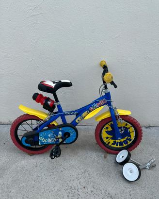 Bici con rotelle per bambino 16” Sonic