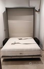 LETTO A SCOMPARSA MATRIMONIALE FRANCESE 140x200 cm