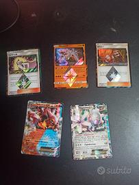 CARTE POKEMON - 3 STELLA PRISMA + 2EX