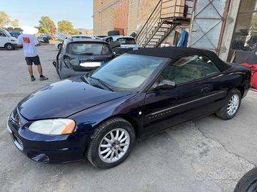 Ricambi Chrysler Sebring Cabrio 2.7 benz V6 24V 20