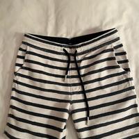 Pantaloni corti Sun 68 bianchi e blu 8 anni 128 cm