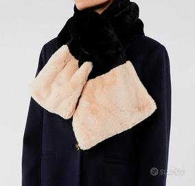 Sciarpa Oltre® morbida Pelliccia sintetica Bicolor