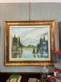 Quadro - Paesaggio Alpino (Romolo Bocca)