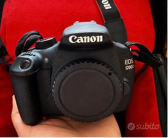 Canon eos 1200d + obiettivi 10-18 18-55 + borsa