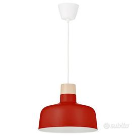 Lampadario IKEA Bunkeflo rosso