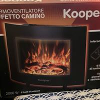 Stufa elettrica caminetto