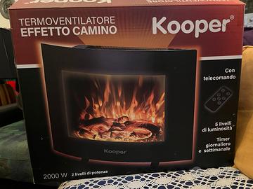 Stufa elettrica caminetto