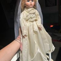 Bambola vintage porcellana