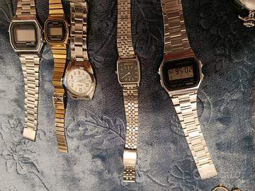 orologio da tasca vintage e orologio Casio 
