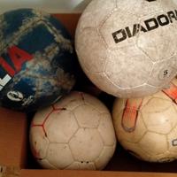 4 (quattro) palloni cuoio Adidas/diadora e givova
