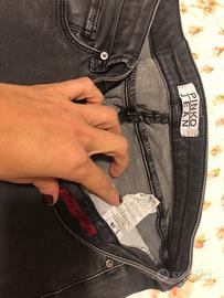 Jeans grigio pinko