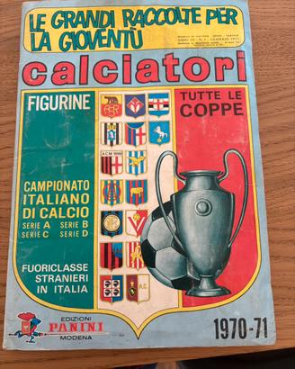 Album Calciatori Panini 1970 71