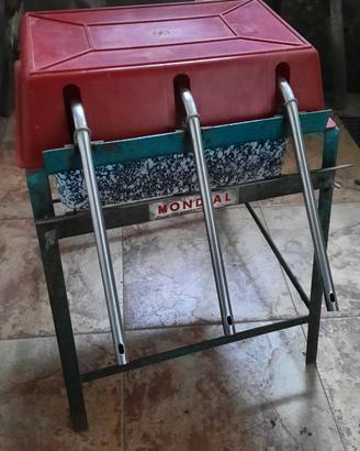 Riempitrice manuale a tre sifoni