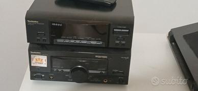 techinics amplificatore e radio