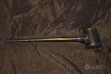Antico mestolo dosatore liquori in ottone