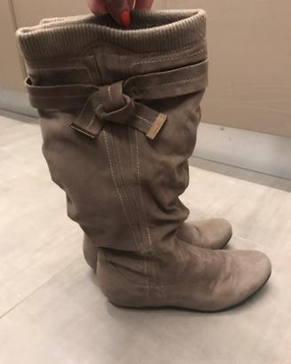 Stivali beige 38