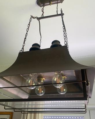 Lampadario Piantana e portachiavi anni70