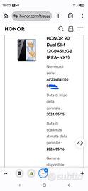 Honor 90 ram 12 gb e memoria 512 gb