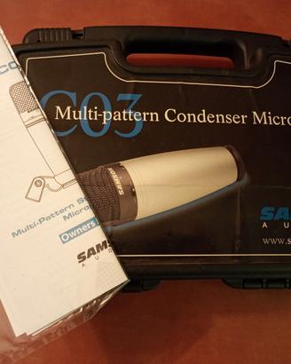 Microfono a condensatore Samson C03 multipattern