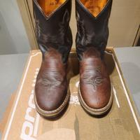 Stivali Western in cuoio, equitazione e tempo libe