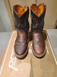 Stivali Western in cuoio, equitazione e tempo libe