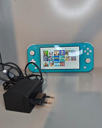 Ninten Switch Lite Turchese + 16 Giochi Installati
