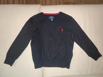 Maglione Ralph Lauren bambino 4 anni lana blu