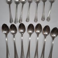 Set 14 Cucchiaini da Dessert/Tè in Acciaio Inox 18